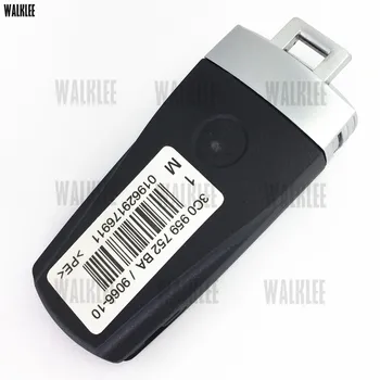 WALKLEE 3C0959752AL Auto Diaľkové Smart Key vhodné pre VW/VOLKSWAGEN PASSAT/CC/MAGOTAN 3C0 959 752 AL 202AL 434MHz