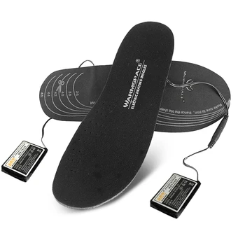 WARMSPACE elektrické vyhrievané vložky do topánok s nabíjateľné lítiové batérie, USB nabíjanie v teple v zime