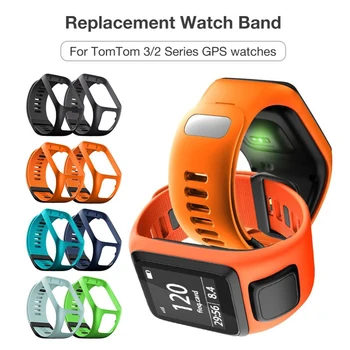 Watchband Popruh pre TOMTOM Runner 2 3 Spark / 3 Glfer 2 Dobrodruh GPS Hodinky 7Colors Nahradenie Watchbands