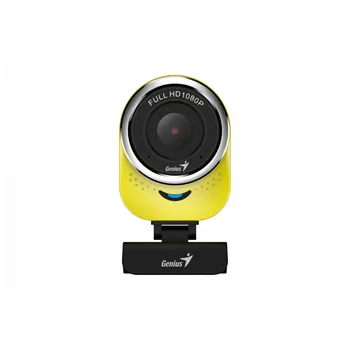 Webové kamery Genius 32200002403 Office Elektronika video projektor konferencie webkamera webová kamera usb QCam 6000 Žltá 1080p Full HD Mic 360°