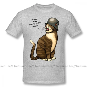 Wehrmacht Tričko nemeckej Big Cat T-Shirt Zábavné Short-Sleeve Tee Tričko Vytlačené Bežné Mužov 100 Bavlna Plus veľkosť Tričko