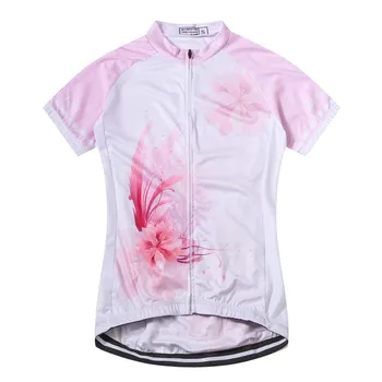 Weimostar Ružová Cyklistika Jersey Tričko Ženy Letné Krátke Cyklistické Oblečenie Priedušný Cyklistický Dres mtb Cyklistické Oblečenie šaty