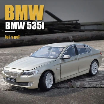 Well 1:24 BMW 535i zliatiny modelu auta Diecasts & Hračky Zhromažďovať dary, Non-diaľkové ovládanie typ dopravy hračka