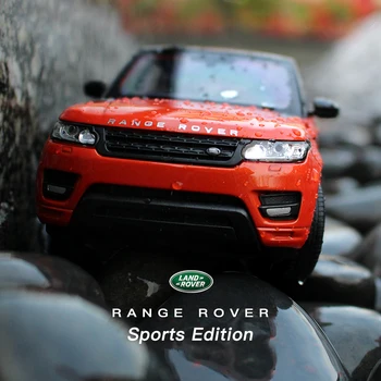 WELL 1:24 Land Rover Range Rover Sport Edition auto zliatiny auto model simulácie auto dekorácie kolekcie darček hračka lejacích
