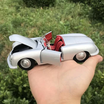 WELL 1:24 Porsche 356 športové auto simulácia zliatiny model auta, remeslá dekorácie zbierku hračiek nástroje darček