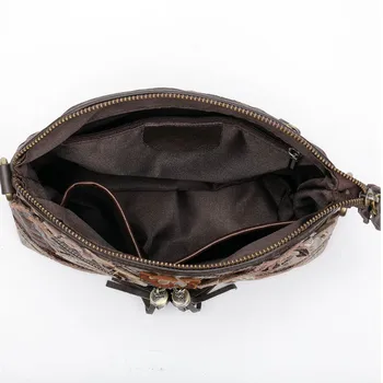 WESTAL Vintage dámske tašky cez rameno pre ženy, pravá koža, luxusné značky kabelky ženy tašky dizajnér crossbody program messenger tašky