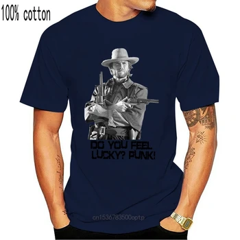 Western Clint Eastwood T Shirt Krajiny Zbraň Film Hip Hop Las Vegas, Miami Lete Nové Tlač Muž Bavlna Móda