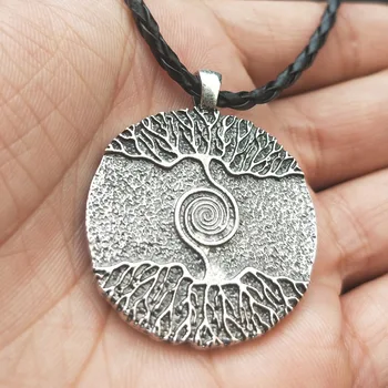 WICCA Strom Života Yggdrasil World Tree Kúzlo Nordic Talizman Viking Amulet Pohanské Prívesok Náhrdelník Muži Ženy Šperky