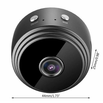 WiFi 1080P HD - Mini Diaľkové Home Security Kamera Nočného Videnia Bezdrôtová IP Kamera Nočného Videnia Inteligentná Detekcia Pohybu