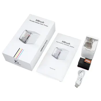 WIFI Mobile Farebná Tlačiareň Stroj Ručné Atramentové Tlačiarne Prenosné Home Office Mini Tlačiareň s Tonerom USB Pripojenie