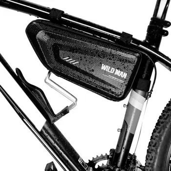 WILD MUŽ, Nepremokavé Cyklistické Tašky Hard Shell Požičovňa Trojuholník Puzdro na Bicykli 6 palcový Dotykový Telefón Taška Cyklistické Príslušenstvo