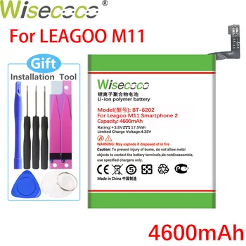 WISECOCO 4600mAh BT-6202 Batérie Pre LEAGOO M11 Mobilný Telefón Na Sklade, Kvalitné Batérie+Sledovacie Číslo