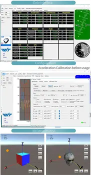 WitMotion SINVT 2 Os Snímač Vysokej Presnosti Digitálneho Uhol Naklonenia Inclinometer &Výstupné Napätie 0-5V &Vodotesný IP67 a Anti-vibračná
