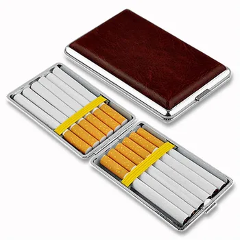 WITUSE Cigariet Prípade Podržte 12 14 16 18 20 Ks Módne Rúry Osobnosť Ženy Cigariet Box Kožené Darčeka Fajčenie Príslušenstvo