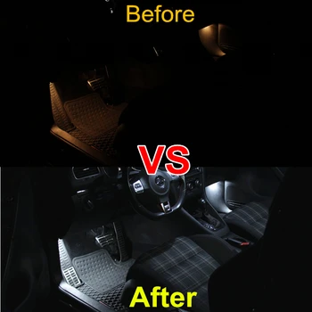 WLJH 15x Canbus Auto LED osvetlenie Interiéru Balík Led Držiak pre BMW Radu 3-E36 M3 318i 318ti 318is 323i 323is 328i 325i 92-98