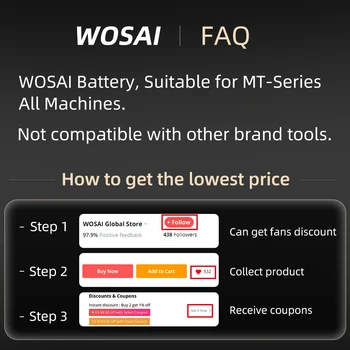 WOSAI MT-Series 20V Bezdrôtový Elektrický Skrutkovač Rýchlosť Striedavé nárazový Uťahovák Rechargable Vŕtať Ovládač pre Makita Batérie