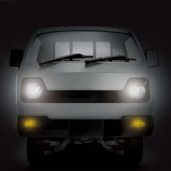 WPL D12 1/10 4WD RC Auta Simulácia Drift Truck Kartáčovaný 260 Motor Lezenie LED Svetlo Na Cesty, Hračky Pre Dieťa