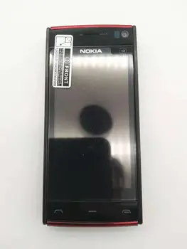 X6 Originálne Nokia X6 pôvodné telefón odblokovaný quad band FM Rádio, GSM SymbianRAM 128MB ROM 16GB mobil zrekonštruovaný