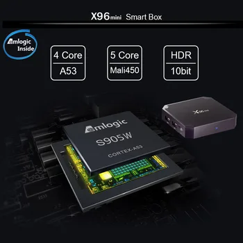 X96 mini iptv box neo tv pro android tv box 2 G 16 G Amlogic S905W neox media player x96mini smart iptv set-top box PRO Quad Core