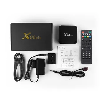 X96 Mini Tv Box Android 9.0 Amlogic S905W Quad Core Podpora 4K 2,4 Ghz Wifi X96Mini Media Player Android Tv Set-Top-Box