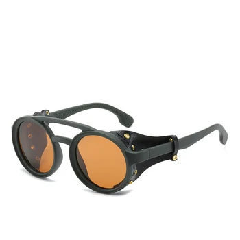 XaYbZc Retro Okrúhle Kovové Polarizované slnečné Okuliare Mužov Steampunk slnečné Okuliare Ženy Značky Dizajnér Okuliare Oculos De Sol UV400