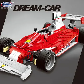 XB03023 2405 KS TECHNIC Series Racing Car Formula Model Auta Ferraris stavbu Modelu Auta Vrstvenie Bloky Hračky Pre Deti