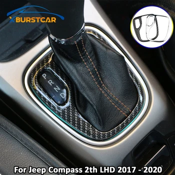 Xburstcar ABS Auto Výstroj Vedúci Posunu Panel ochranný Kryt Výbava pre Jeep Compass a 2. LHD 2017 2018 2019 2020 Príslušenstvo