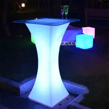 XC-018 Európskej LED Svetlo, Bar Tabuľka Nabíjateľná Led Osvetlený Stôl Nepremokavé Osvetlené Až Konferenčný Stolík Bar kTV Strany Dodanie