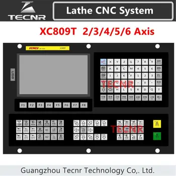 XC809T 2/3/4/5/6 Osi multifunkčné CNC Sústruh Systémový Radič podpora G-kód ATC Digitálne Vretená s Nástrojom Časopis
