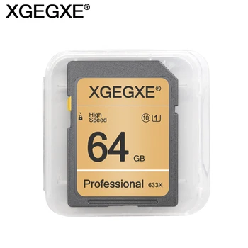 XGEGXE Kamera 64 gb Pamäťová Karta 32GB Class 10 Vysokej Rýchlosti 4GB 8GB 16GB UHS-1 Professinonal Flash Karta Pre Kameru