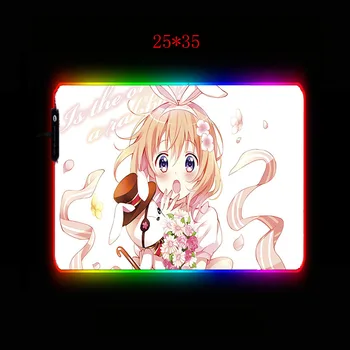 XGZ Gochiusa Anime Dievča Podložka pod Myš Veľké Zamykanie Okraji Mäkké, Trvanlivé Gaming Mousepad protišmykovým Gumovým Počítač, písací Stôl Mat Dropshipping