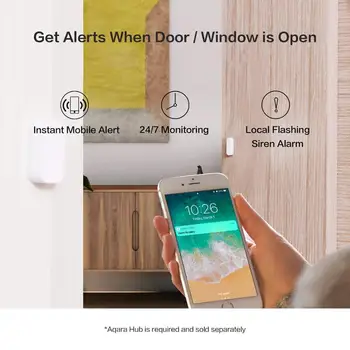 Xiao Aqara Dvere, Okno, Senzor Zigbee Bezdrôtové Pripojenie Pracovať S Mi Domov App A Aqara Domov Kit Aplikácie Smart Diaľkové Ovládanie