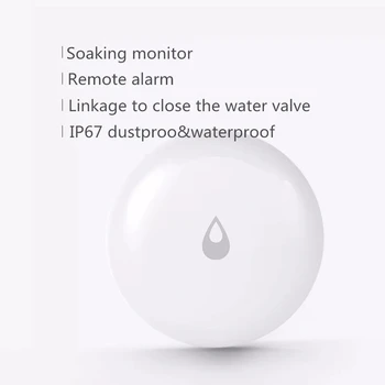 Xiao Aqara IP67 Vody, Ponorí Senzor Povodňovej Vody Detektor Úniku Pre Domáce Diaľkový Alarm Security Namáčanie Snímač S Mihome App