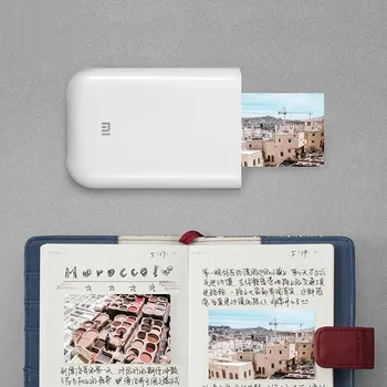 Xiao Bluetooth Tlačiareň, ZINOK Tlač 300dpi AR Foto Prenosný Mini Pocket Tlačiareň DIY Foto Papier, Tlačiarne Pre iphone Android