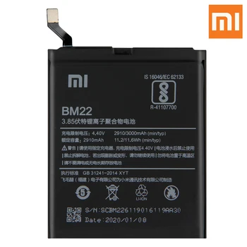 Xiao Mi Originálne Náhradné Batérie Telefónu BM22 Pre Xiao 5 Mi5 M5 prvé Autentické Nabíjateľná Batéria 3000mAh