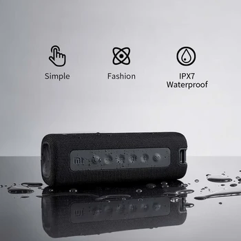 Xiao Mi Prenosný Bluetooth Reproduktor Vonkajšie 16W TWS Spojenie Vysoko Kvalitný Zvuk IPX7 Nepremokavé 13 hodín prehrávania Mi Reproduktor