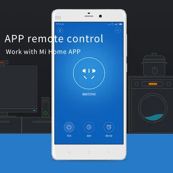 Xiao Mi Smart Zásuvky Mijia Smart home plug wifi alebo ZigBee Verzia APLIKÁCIE Diaľkové Ovládanie Napájania Detekcie Pracovať s Mi domov APP