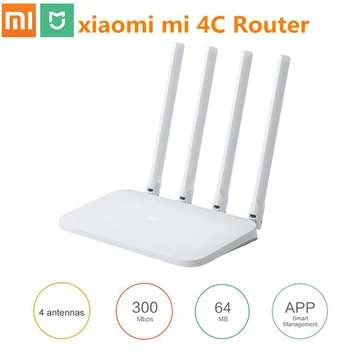 Xiao Mi Wifi Router 4C vysokorýchlostné Wifi Cez Stenu King Home Inteligentné Anti-Roztoč Siete 100 Mega Optických Router