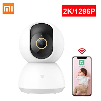 Xiao Mijia Fotoaparát 1296P Ultra HD, 2K Smart IP Kamera WiFi Pan-tilt Nočný pozorovací Uhol 360 Video Webcam Dieťa Security Monitor