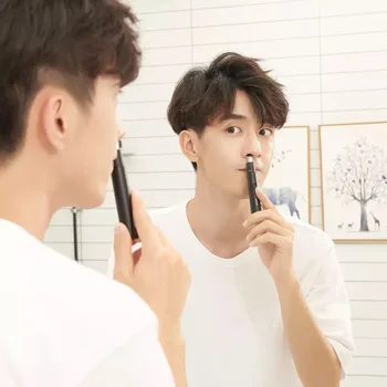 Xiao Mijia Showsee Elektrické Chĺpkov v Nose Vyžínače Prenosný Mini Ušných Chĺpkov v Nose Holiaci strojček hair clipper Nepremokavé Bezpečné Odstránenie Čisté