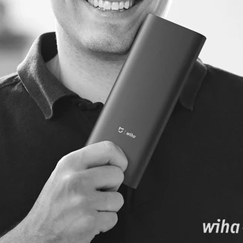 Xiao Mijia Wiha skrutkovača Každodenné Použitie Skrutky Kit 24 Presnosť Magnetické Bitov Alluminum Box xiao smart home Kit