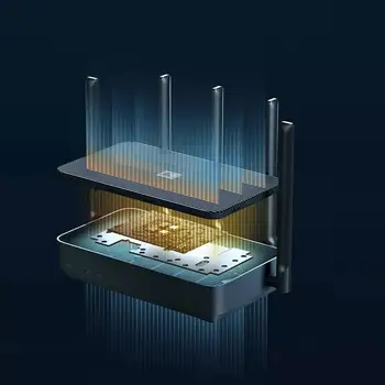 Xiao Router 4 Pro Gigabit 1317Mbps WiFi Opakovač 128MB 5 Vysoký Zisk Antény Širšie IPv6 Bezdrôtový Smerovač 2.4 G/5.0 GHz Dual-Band