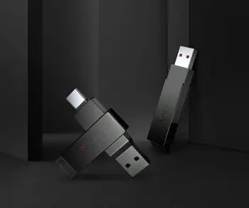 Xiao Typ-C, USB Dual Rozhranie U Diskov Single / Dual Port Voliteľné Kovové Telo, Kompaktné A Ľahké Obchodné Prenosné