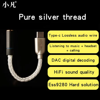 XIAOFAN ab05type slúchadlá adaptér 3.5 / 2.5/4.4 dac (digital dekódovanie slúchadlá hifi zosilňovač audio kábel