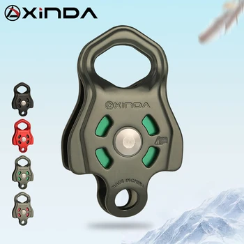 XINDA Profesionálne Jeden Kotúč Výstroj v guľkové ložisko Horolezectvo, Horolezectvo Zipline Traverz-riešenie Prepravu kladka