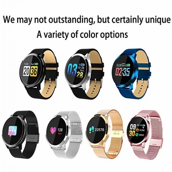 XIYAN Q8 OLED Displeja Smartwatch Srdcového tepu Smart Hodinky Šport Fitness Muži Ženy Prenosné Zariadenia pre IOS a Android