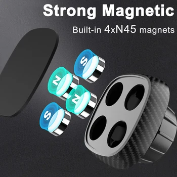 XMXCZKJ Magnetický Držiak Telefónu Pripojiť Univerzálny Nastaviteľný Gooseneck Držiak Držiak držiak do Auta pre Mobilný Telefón iPhone Xs/XS Max
