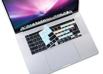 XSKN Mac OS X Skratky Kryt Klávesnice Kože pre 2020 Nový MacBook Pro 13.3 palcový Dotykový Panel A2251 A2289 USA a EÚ Verzia