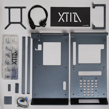 XTIA Xproto A4 Mini-ITX Otvoriť Prípade Mini Tower Prípade Tmavo Sivá Počítači