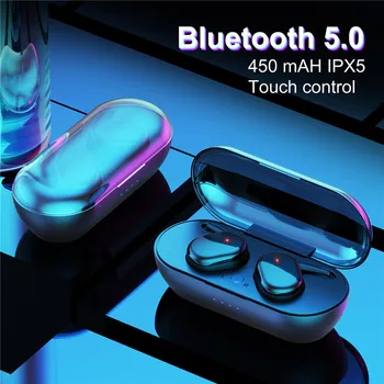Y30 TWS Odtlačkov prstov Dotyk Bluetooth 5.0 Slúchadlá Bezdrôtové 4D Stereo Slúchadlá Aktívnym Potlačením Hluku Gaming Headset